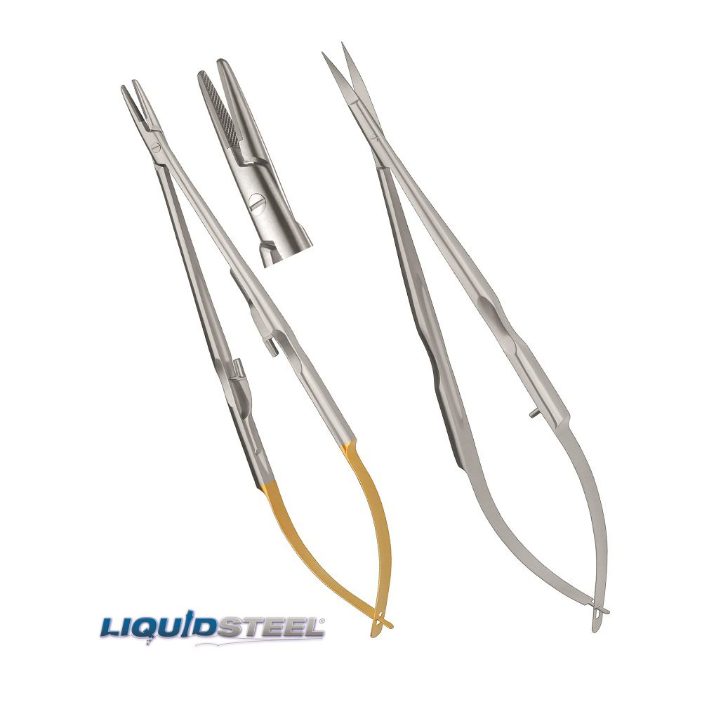 Pince porte-aiguille + ciseaux L.S. LS852 Set
