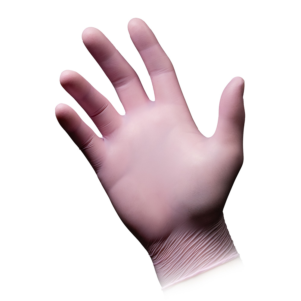 PLULINE NITRIL COLOR rose Gr. S, 100 Stück