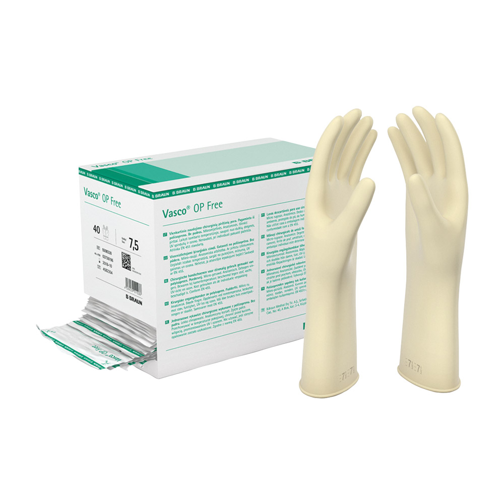 Vasco OP Free Handschuhe steril Gr.6, 40 Paar