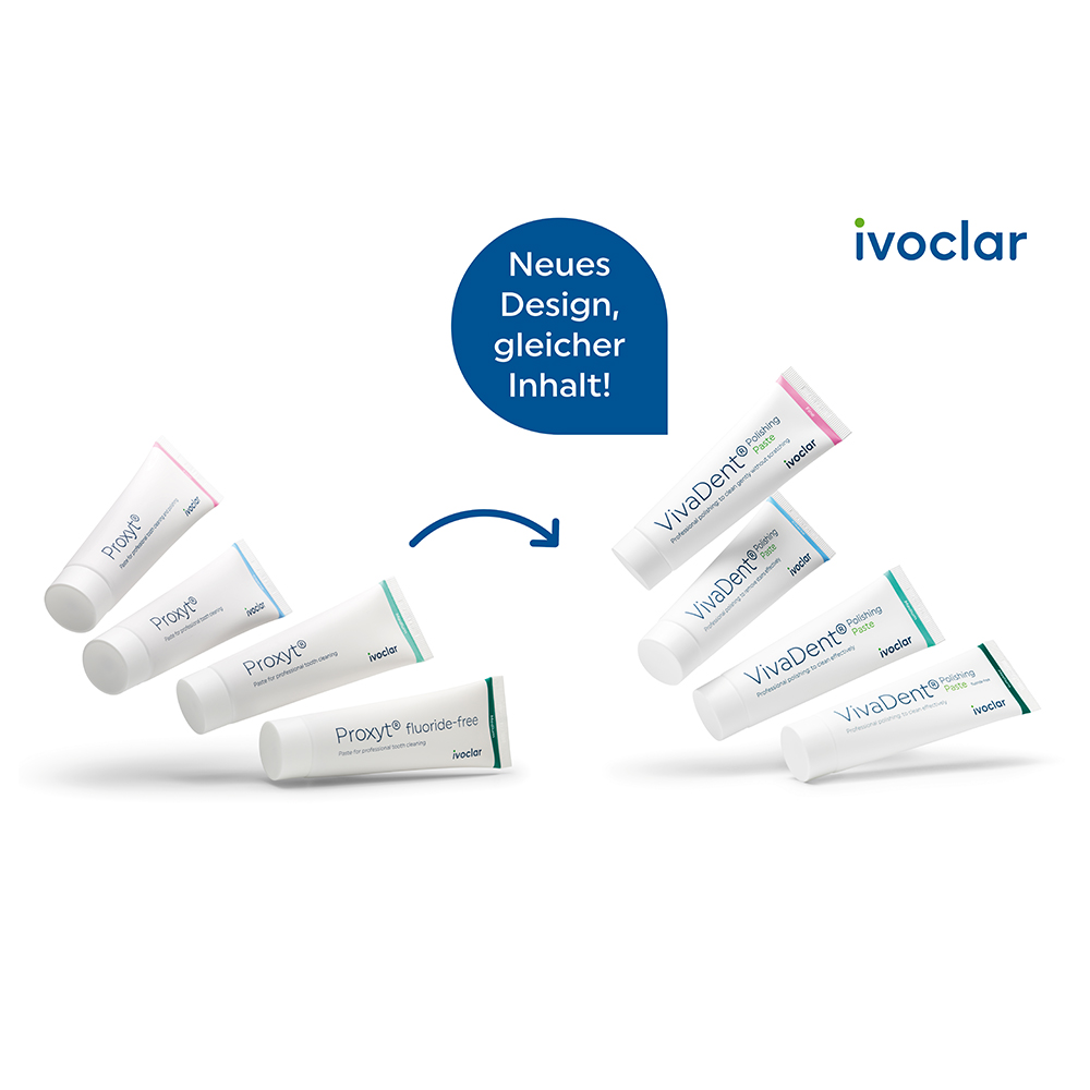 Vivadent Polishing Paste coarse mint, 80 g Tube