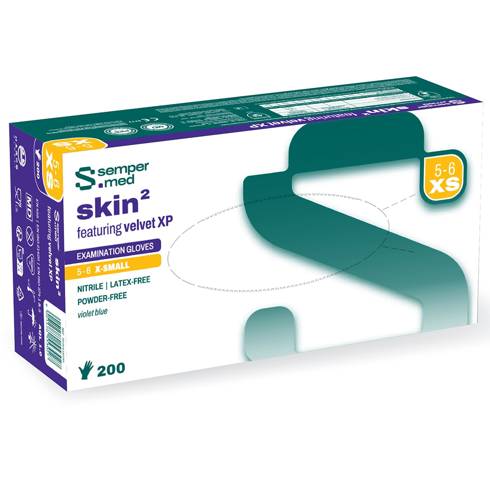 Sempermed Skin² Gr. XS, 200 Stück