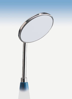 Miroir buccal Surface 24 mm DA027, 12 pièces