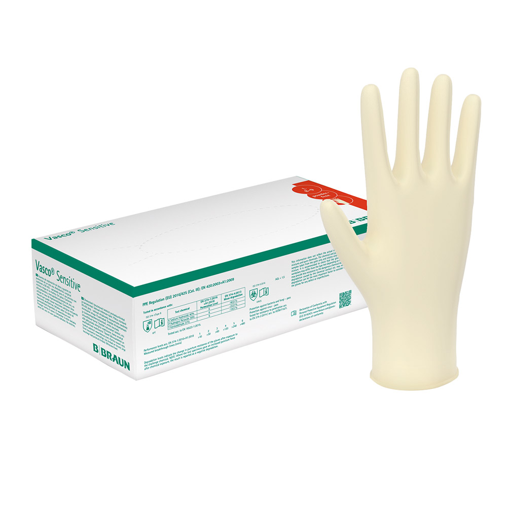 Vasco Sensitive Handschuhe puderfrei Gr. M, 100 Stück
