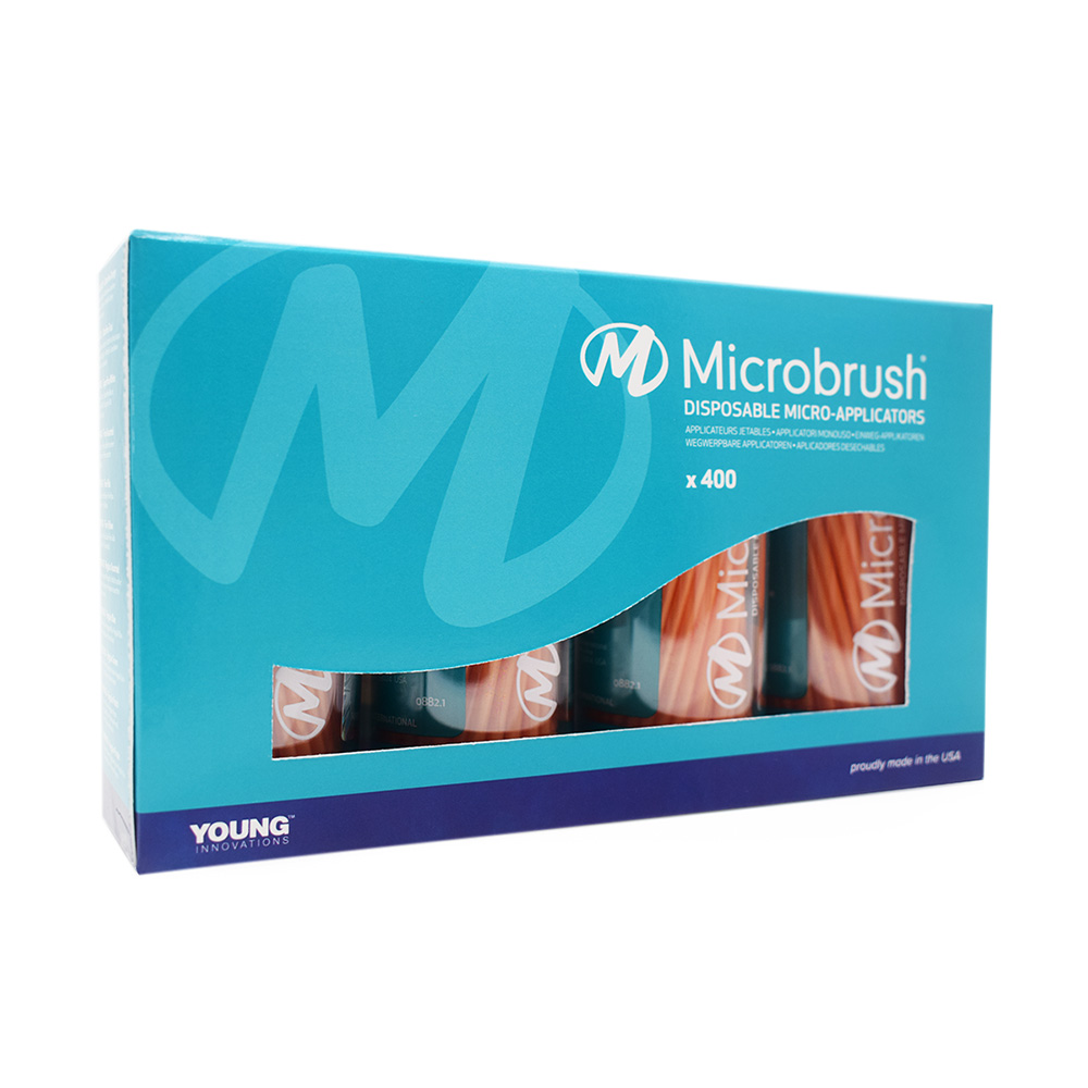 Microbrush Applik. u.fein orange 400St