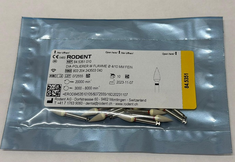 Rodent Diapolierer Wst 84.5351 grau, 10 Stück Packung