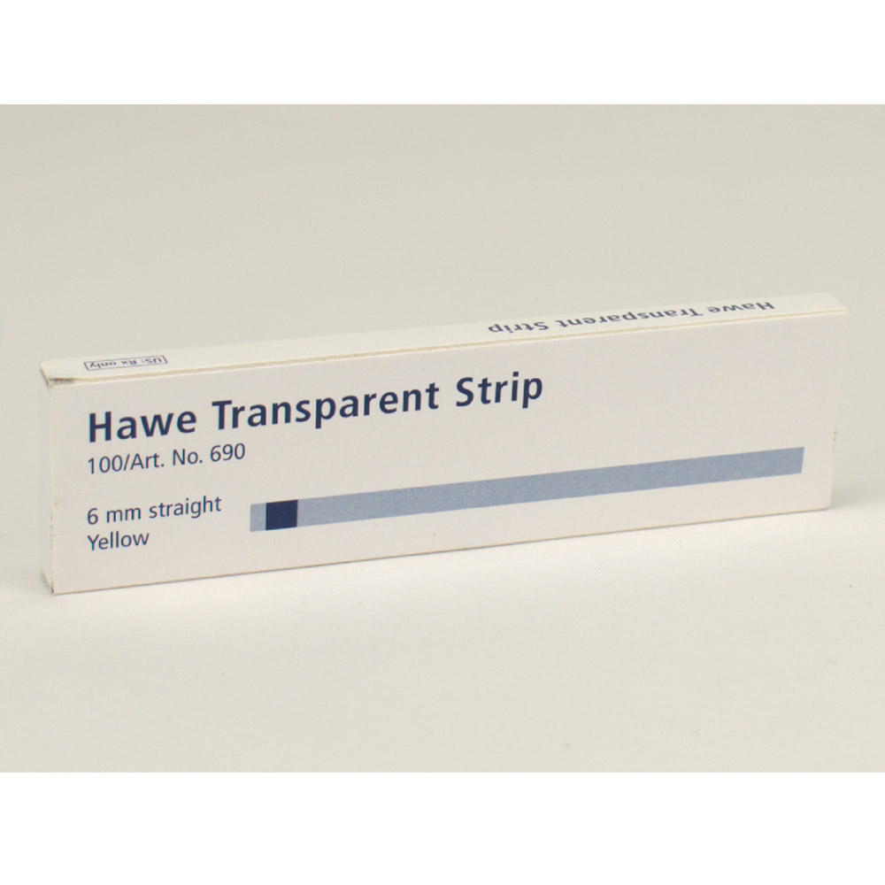 Strips transparent droit 6 mm 690 100 pces