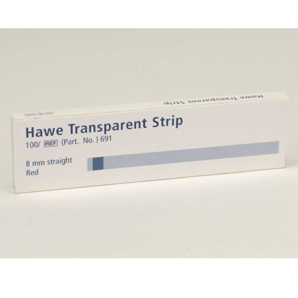 Transparent Strips droite no 691 100pces