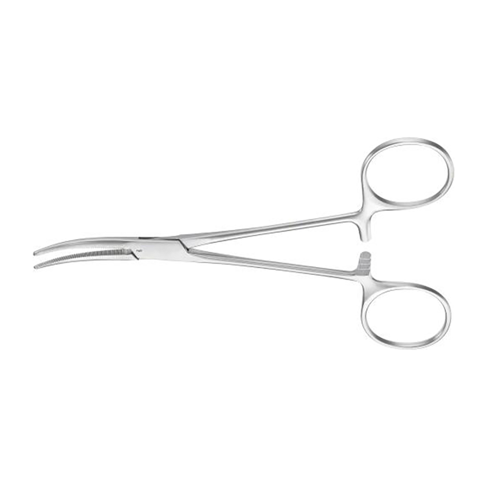 Pince artérielle Crile courbée 140 mm, pièce