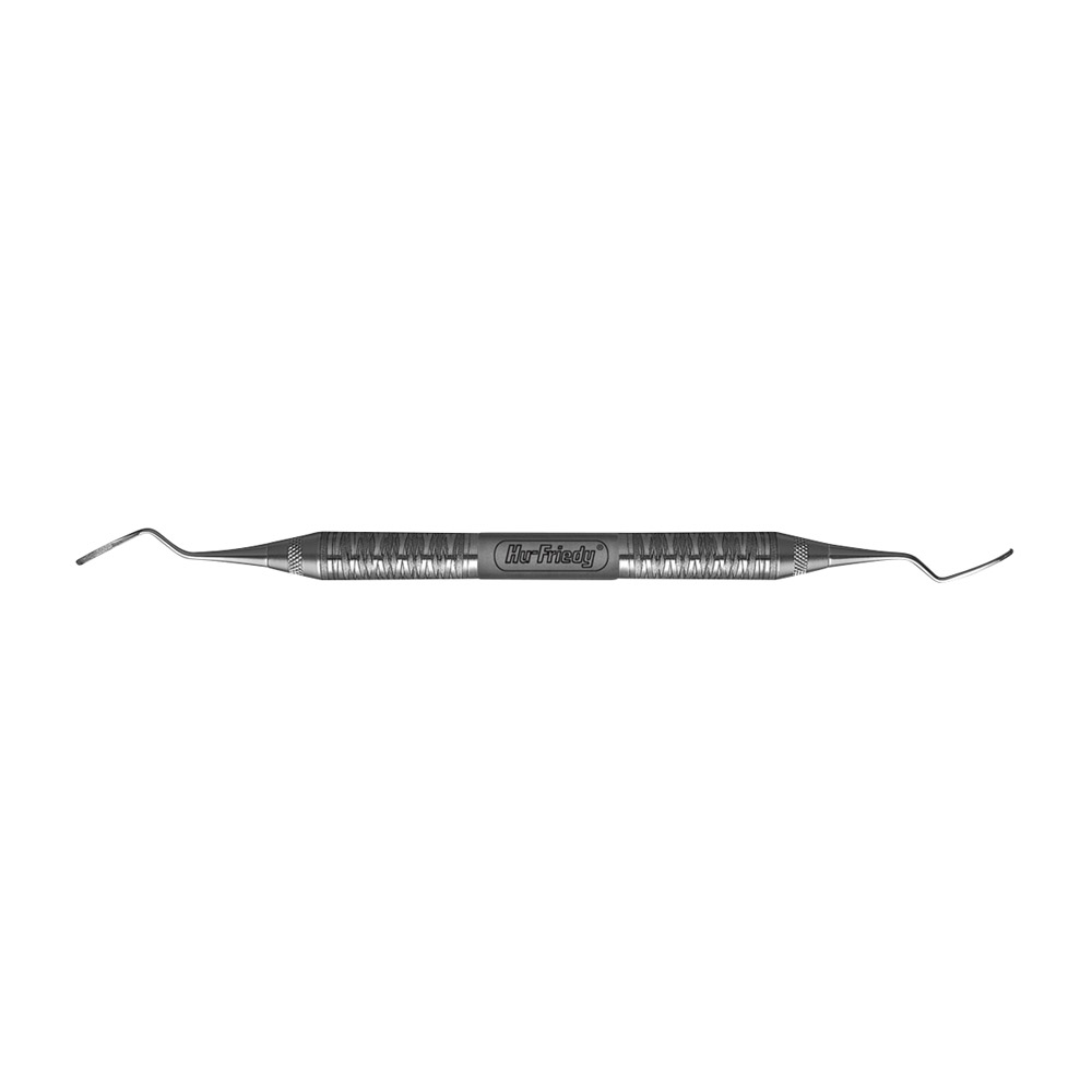 Curette furcation Quétin #2 manche #6 bucal lingual 1,3mm
