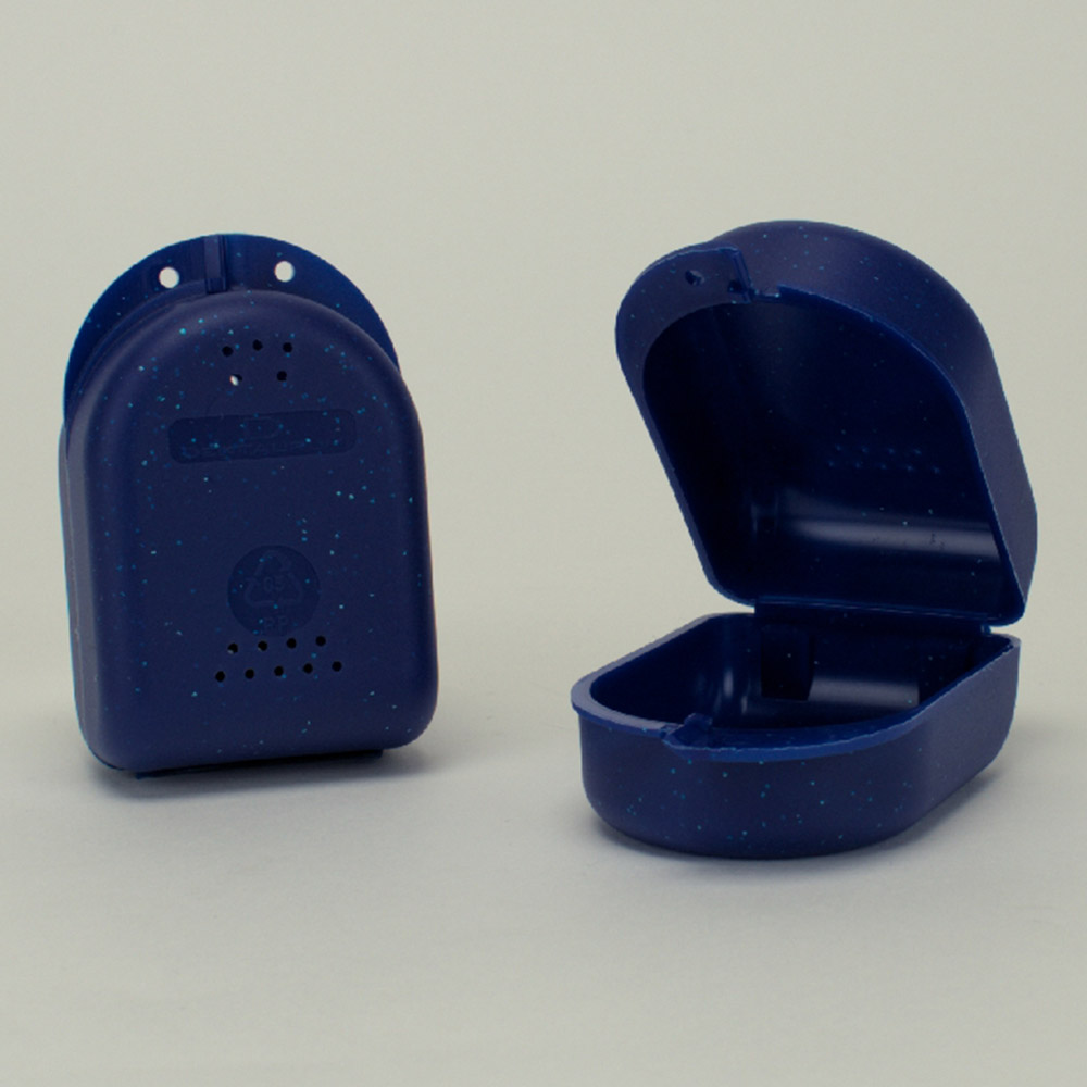 Spangenbox maxi perlblau, 10 Stück