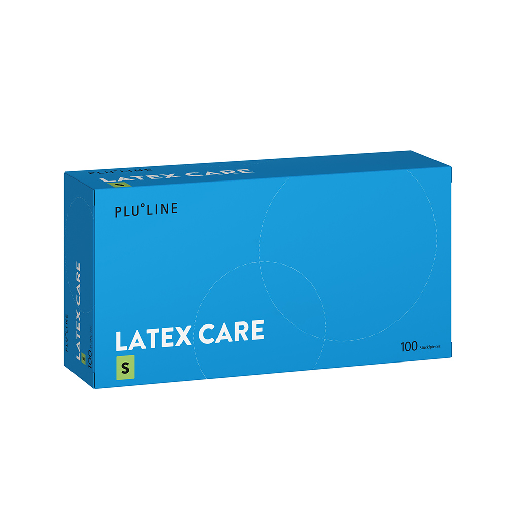 PLULINE Latex Care Gr. S, 100 Stück