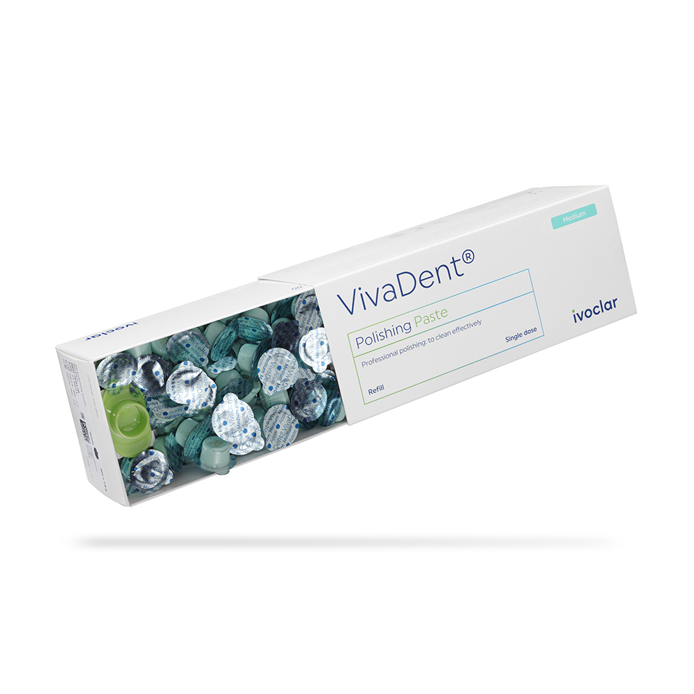 Vivadent Polishing Paste medium fluoridfrei, 200 x 1,8 g