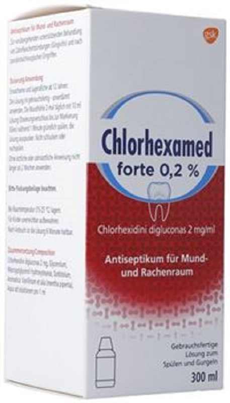 CHLORHEXAMED forte 0,2 %, flacon de 300 ml