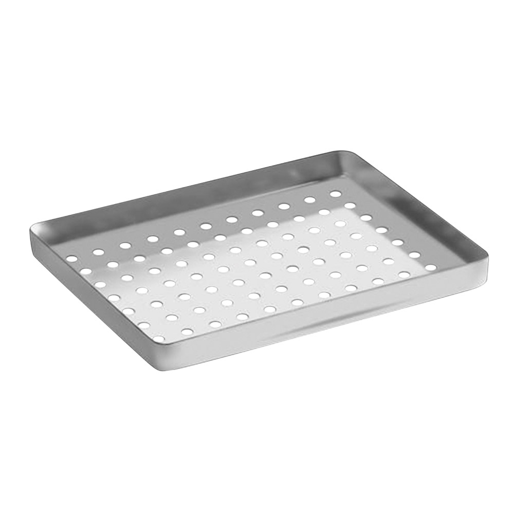 Fond en acier inoxydable perforé 180 x 140 x 19 mm, pièce