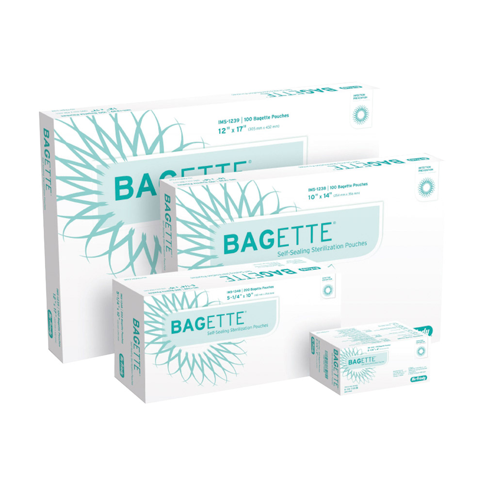 IMS Sachet Sterilisation bagettes 100pcs /colis 190mm x 330mm
