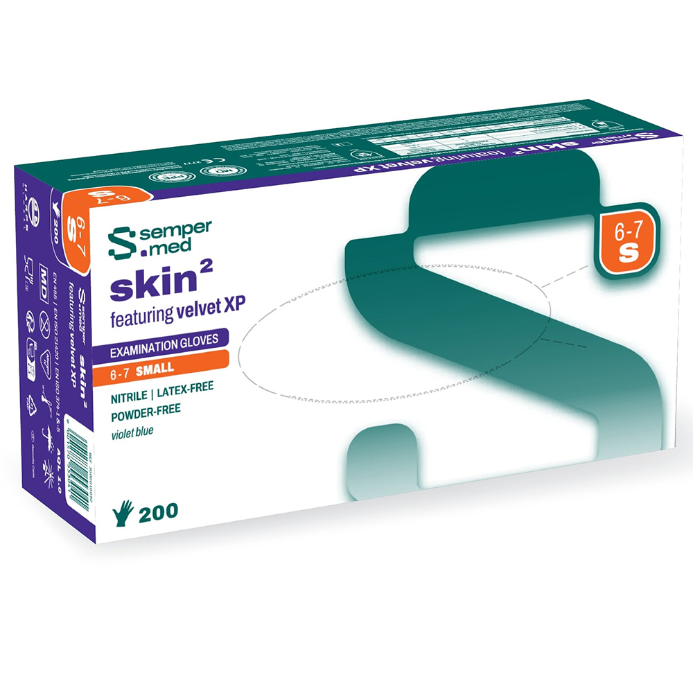 Sempermed Skin² Gr. S, 200 Stück