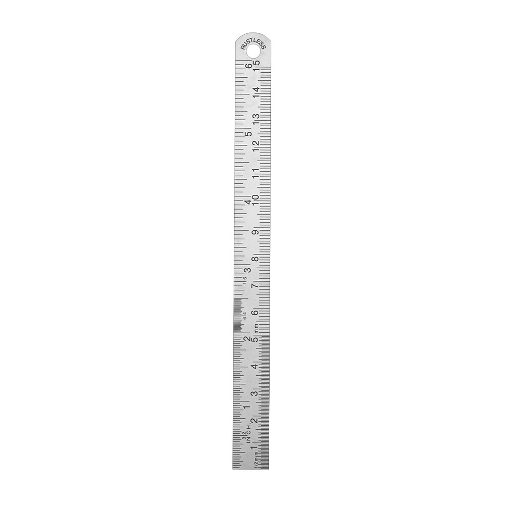 Lineal (Metallmeßstab) 15,0 cm, Stück