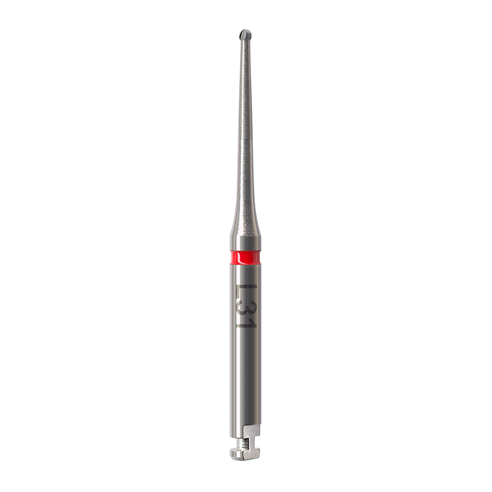 Forets d'endodontie H1SEB 205 Wst L 010 rouge, 5 pièces