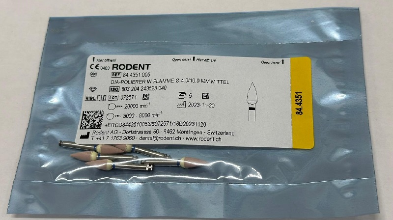 Rodent Diapolierer Wst 84.4351 rosa, 10 Stück Packung