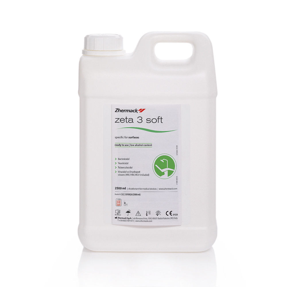 ZETA 3 SOFT avec bouchon doseur, 2 x 2,5 L bouteille