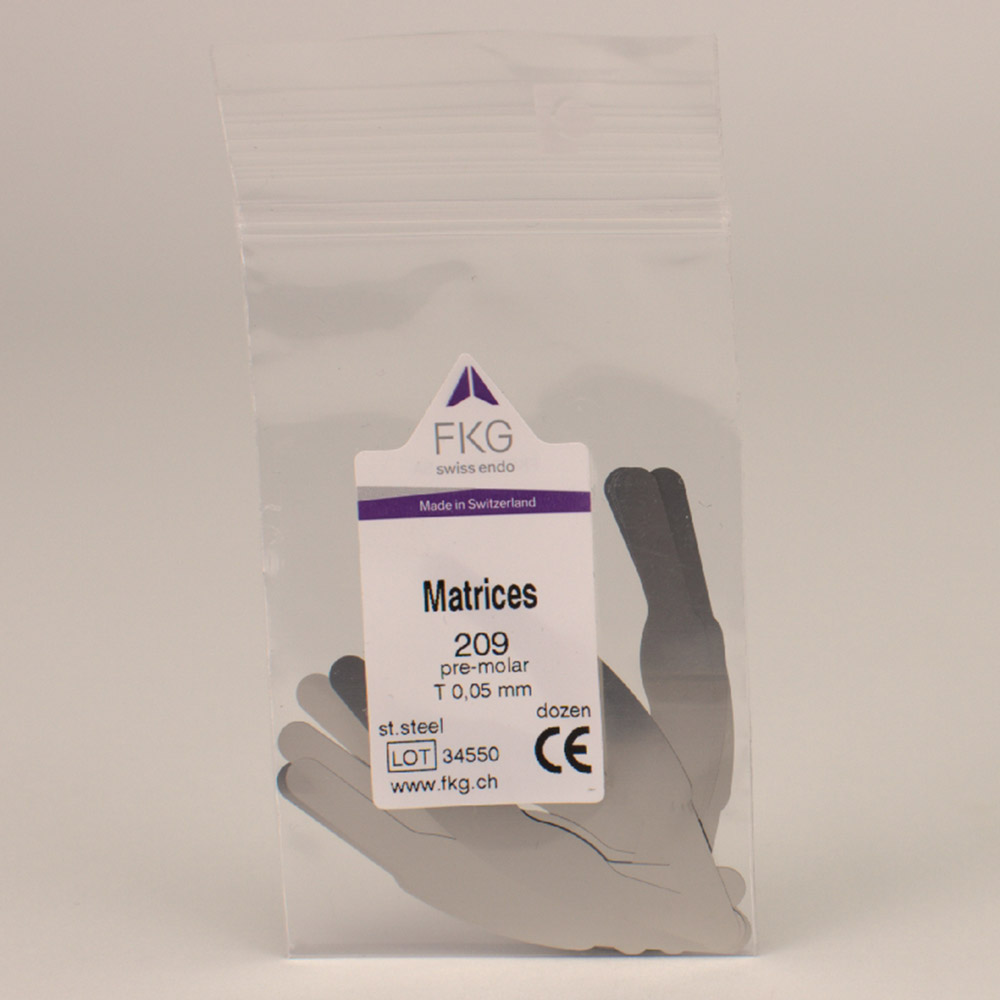 FKG Matrize 209 0,05 mm Prämo >CH, 100 Stück Packung
