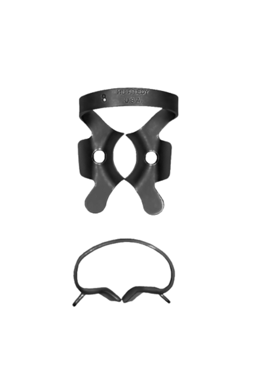Pince à digue 8 OK Molaire Ligne Noire, pièce