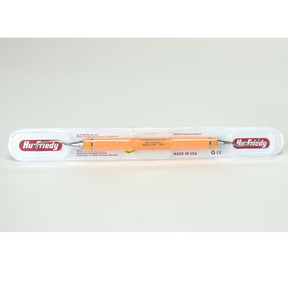 Curette Gracey #11/12 manche #8 résine mésiale orange