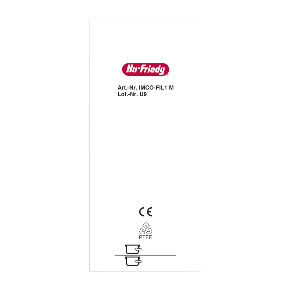 Conteneur IMS avec filtre en téflon M 95 x 215 mm, lot de 2 pièces