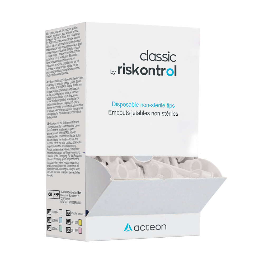 Riskontrol embouts blanches no 200275 250 pces