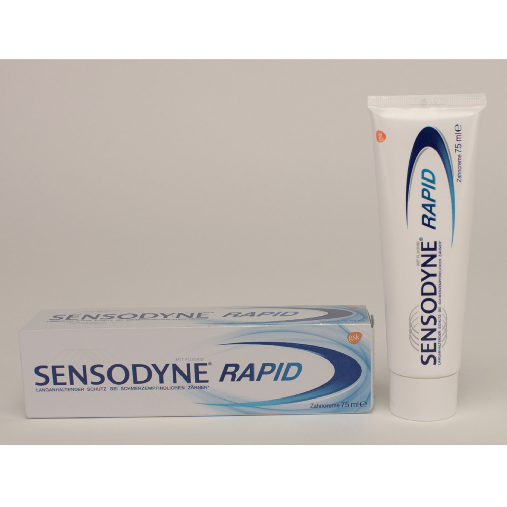 Sensodyne Rapid, Tube
