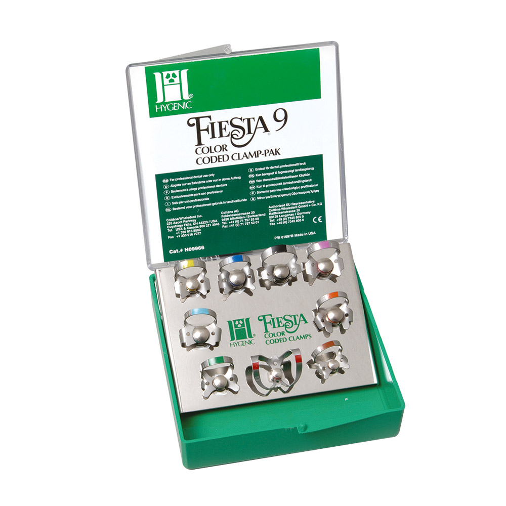 Fiesta clamps avec aile mat coloré no HH 09966 assortiment
