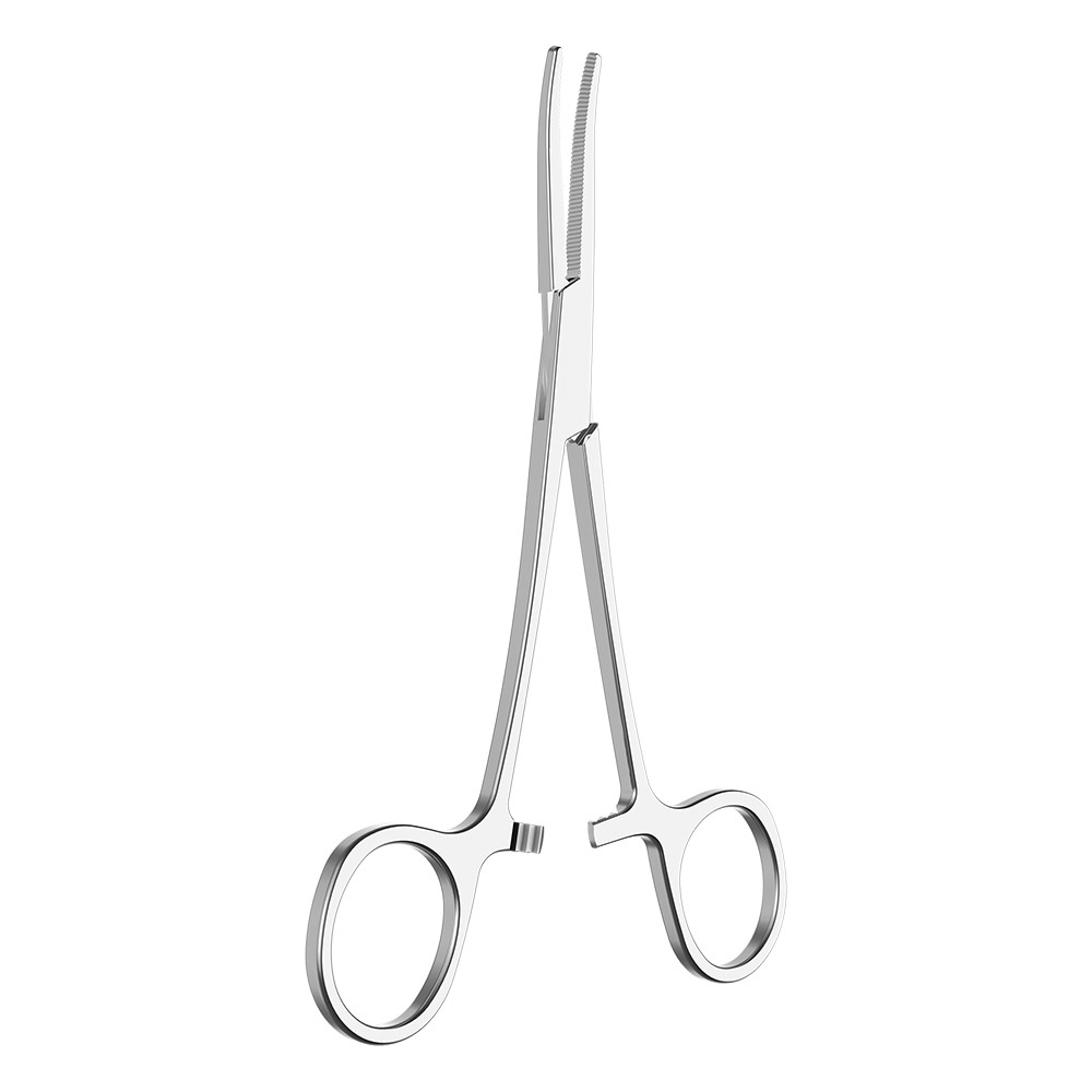 Pince artérielle PLULINE courbée 14 cm, pièce