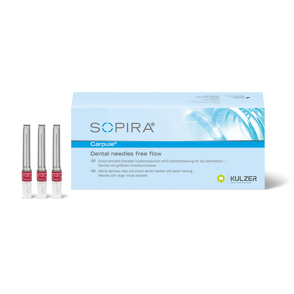 Sopira Carpule Free Flow 27G 38mm 100 pces