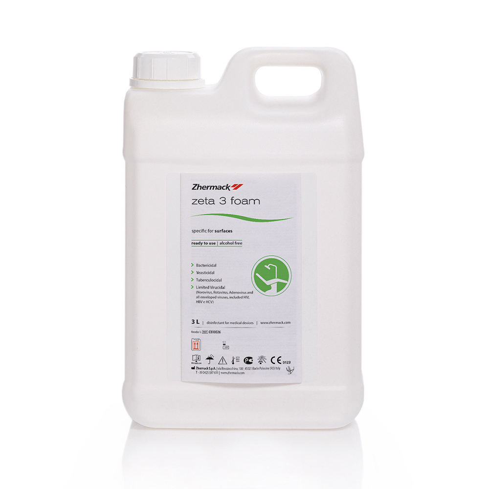 ZETA 3 FOAM avec bouchon doseur, bidon de 3 L