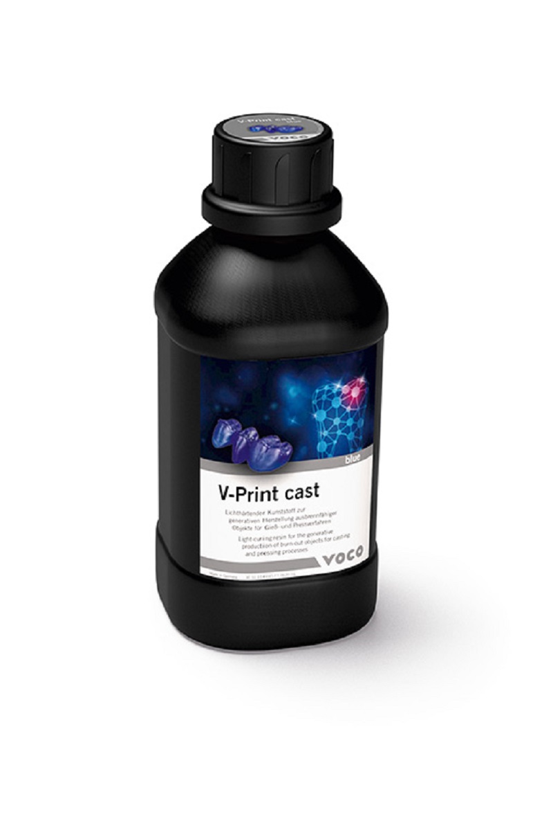 V-Print splint cast blue Flasche 1000g