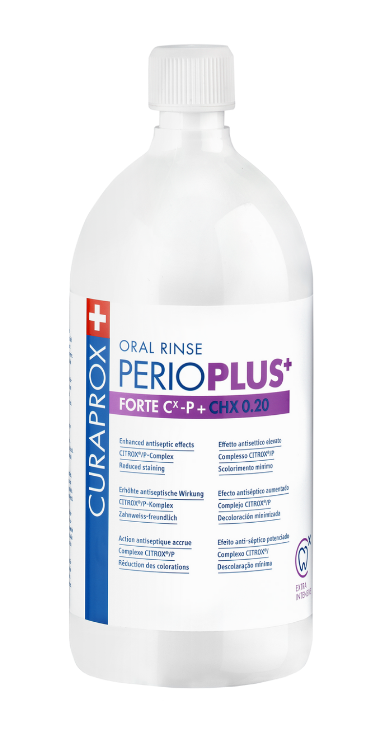 Curaprox Perio Plus Forte CHX 0,20 bain de bouche, 900 ml