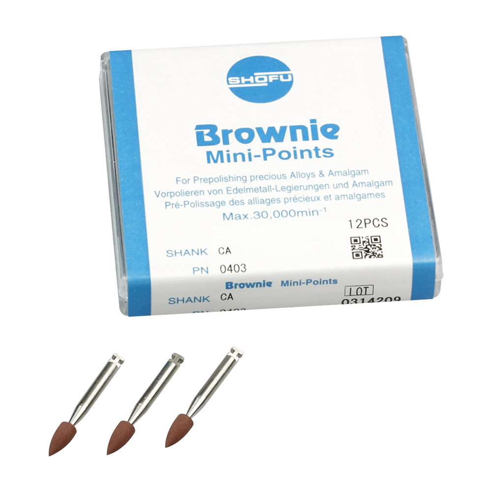 Brownie Polierer Wst Minispitze 030, 12 Stück