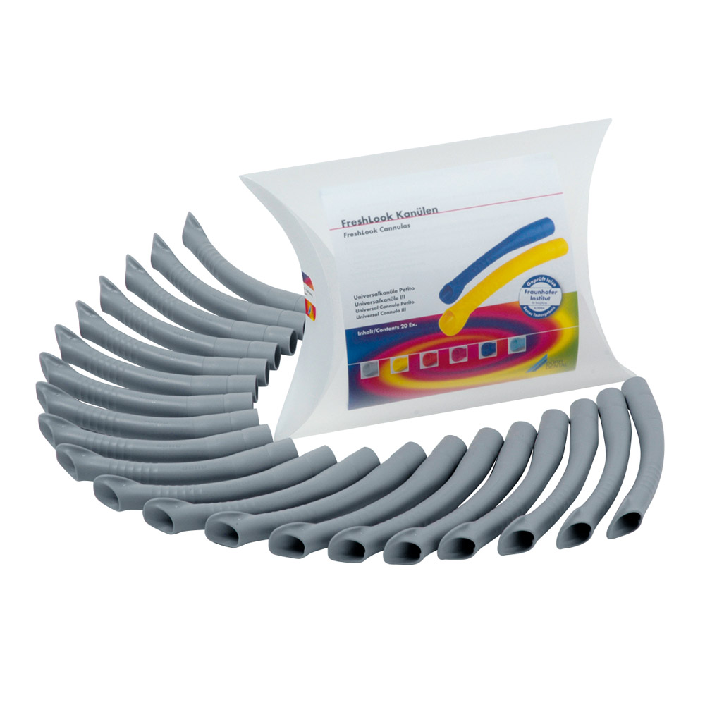 Canules universelles, d=16 mm, grises (20 unités)