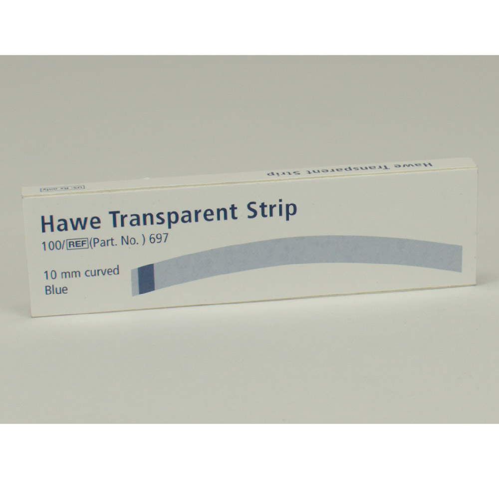Strips transparent courbé no697 100pces
