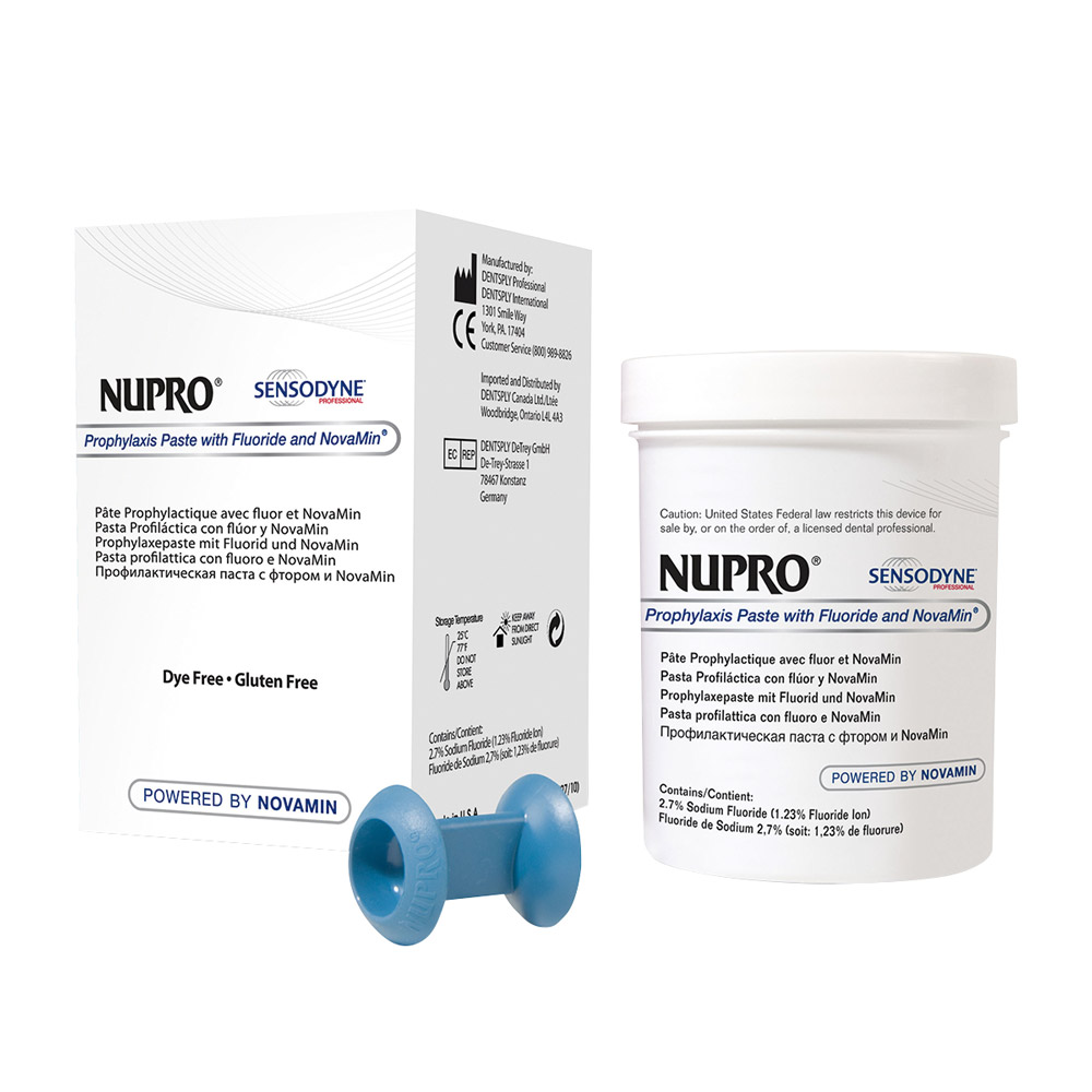 Nupro Sensodyne orange Reinigungspaste mit Fluorid, 340 g Topf