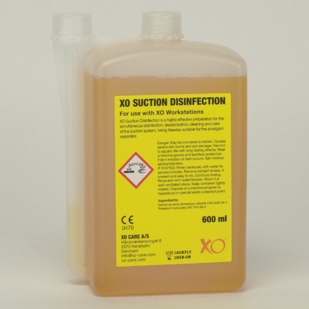 Désinfection de l'aspiration XO, 6 x 600 ml