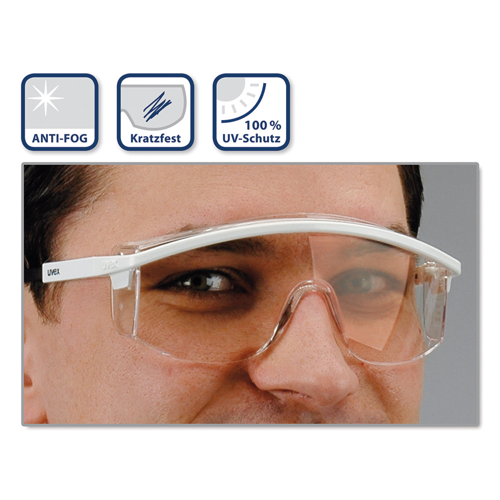 Lunette de protection blanc pce
