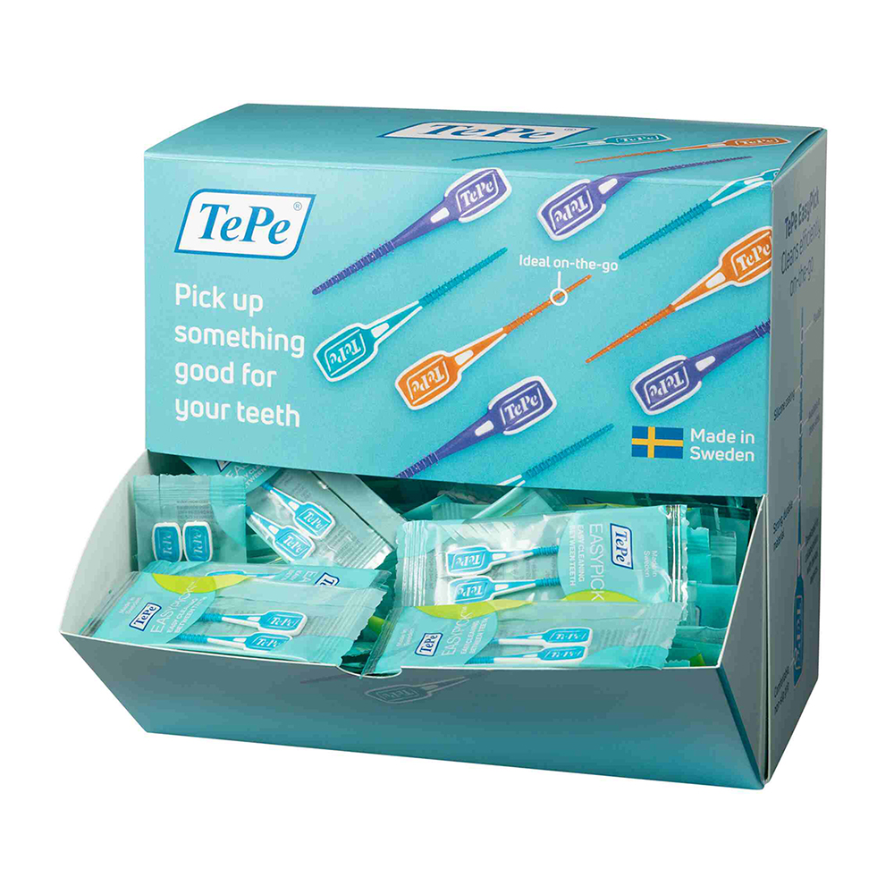 Tepe EasyPick M/L blau 100x2St Spender