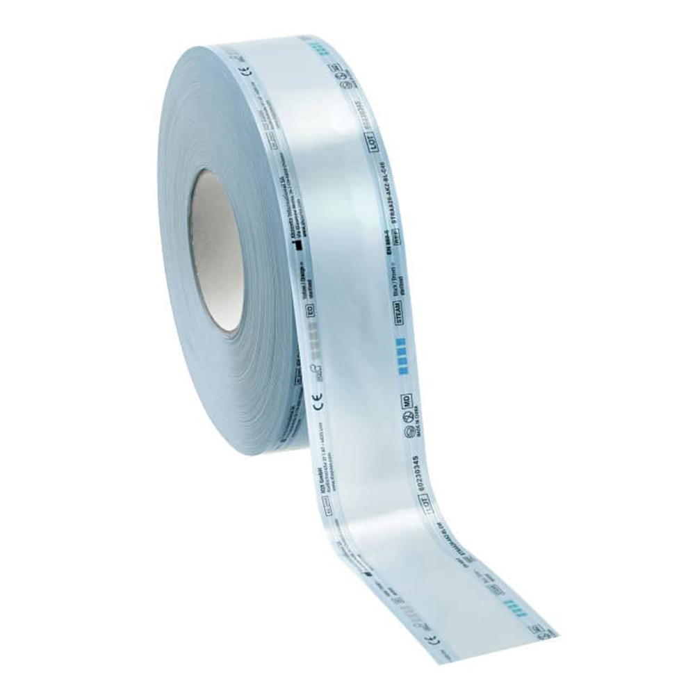 TOP SAFE - Sterilisationsrolle blau 55mm x 200m, ohne Falte