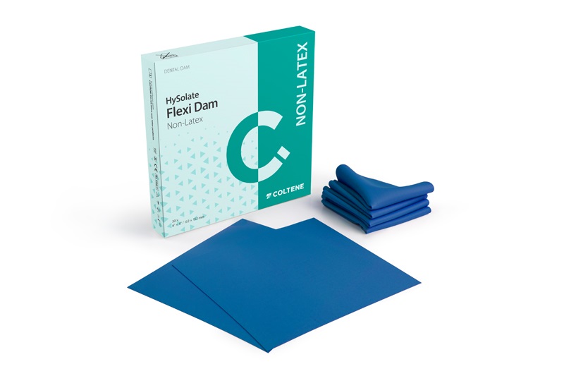 Flexidam 152 x 152 mm sans latex bleu, 30 pièces