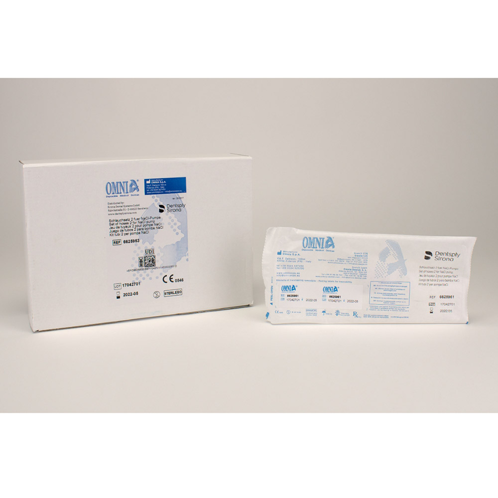 Ensemble de 2 tubulures pour pompe NaCl, 5 pièces
