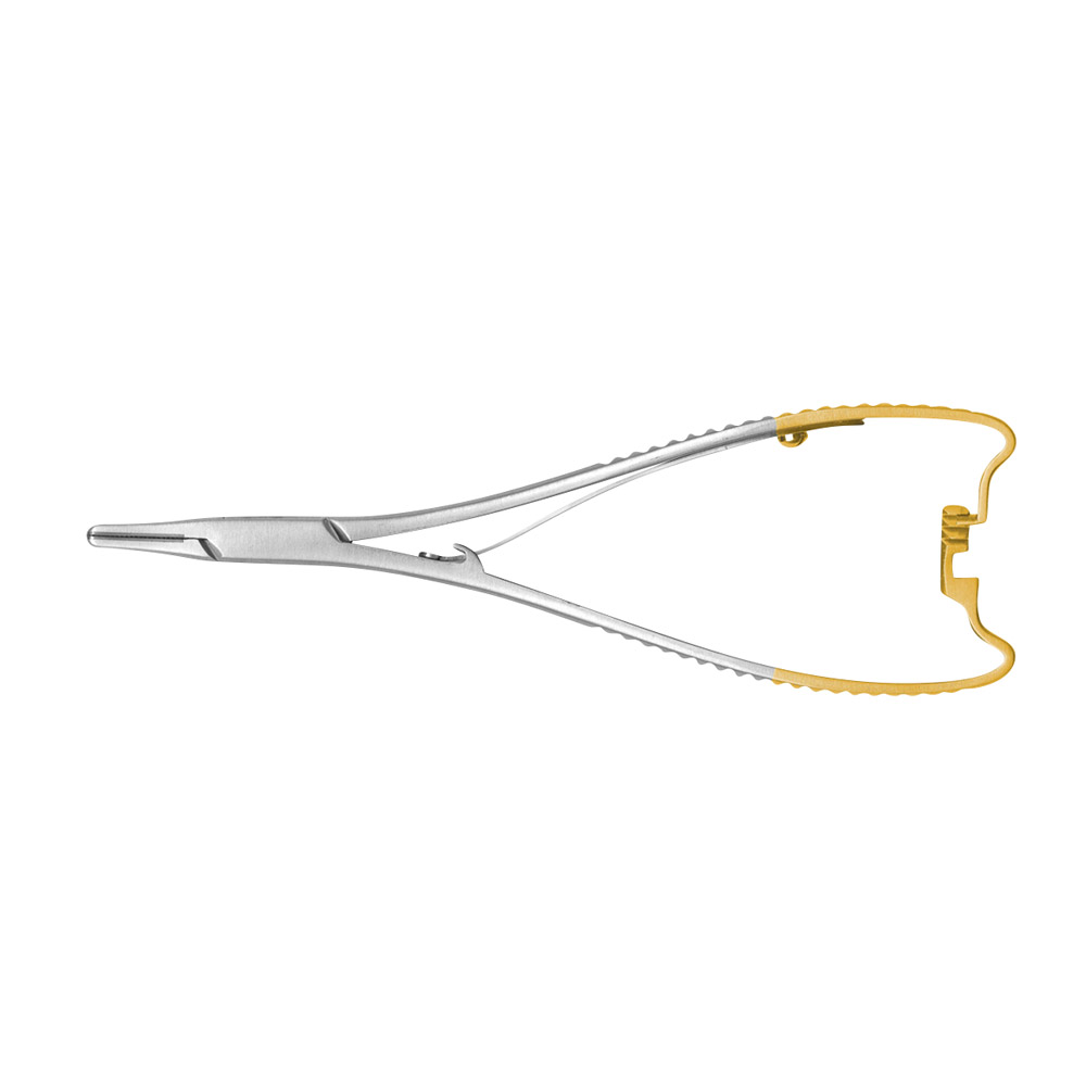 Porte-aiguille Mathieu -Kocher #5074E car. Tun. crém.int. 14cm