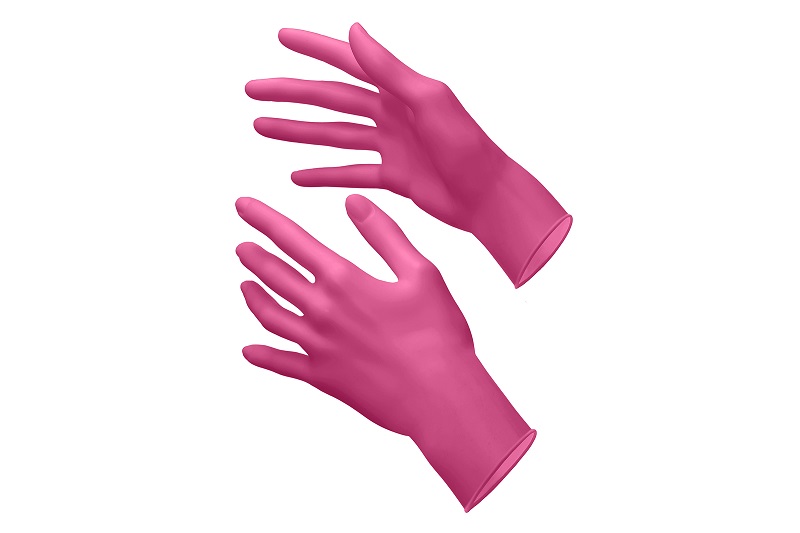 STYLE Nitril Handschuhe Gr. XS fuchsia, 100 Stück Packung