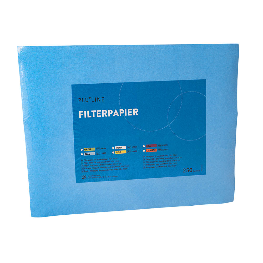 PLULINE Papier filtre 36x28 cm bleu, pces.