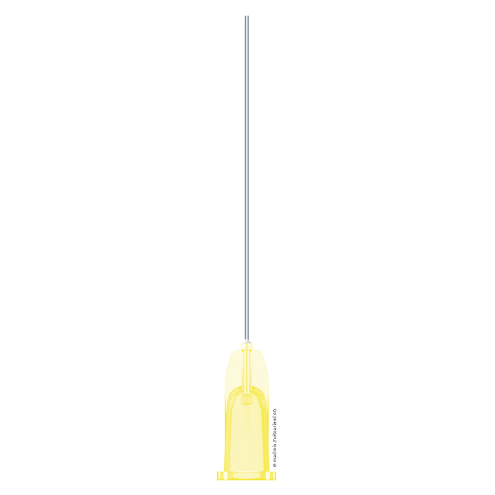 Transcodent Spülkanülen Luer Lock 0,5 x 42 mm gelb, 100 Stück